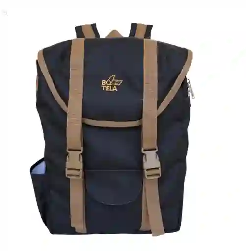 Mochila Curva Sustentable Para Notebook 13" - 15.6" Negra