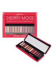 Studio | 64 · Paleta De Sombras - Cherry Mood Con Brocha Aplicadora