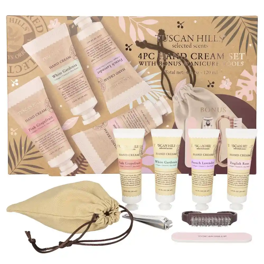 Body Luxuries · Set De Manicure Tuscan Hills Cremas Para Manos Distintos Aromas