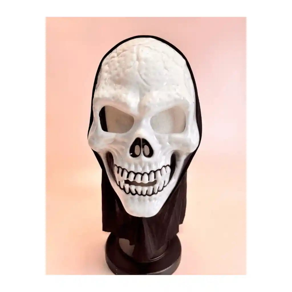 2 Mascaras De Calavera Blanca Y Cris Halloween Libre De Bpa