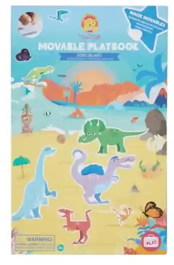 Tiger Tribe Set Stickers Removibles Dinosaurios Playbook Dino Island