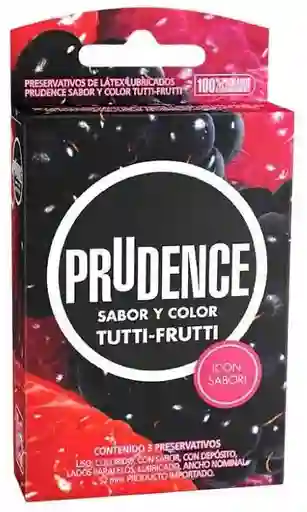 Prudence Preservativos Sabor Y Color Tutti Frutti