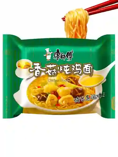 Ramen Sopa Instantánea China Sabor Pollo Con Champiñon En Bolsa