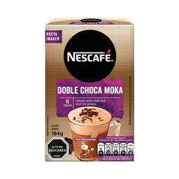 Café Nescafé Doble Choca Moka 184g 8 Sobres