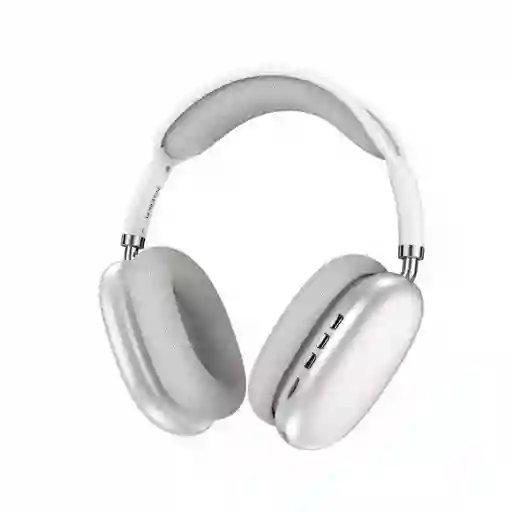 Audífonos Bluetooth De Alta Definición Estéreo 12 Horas Blanco/plata