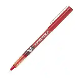 Lapiz Tinta Pilot Hi-tecpoint V5 Rojo