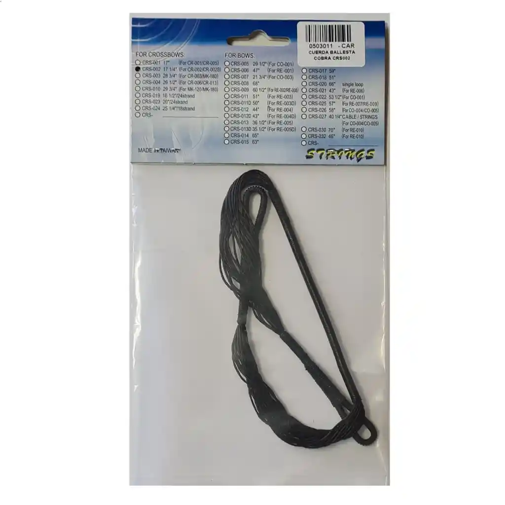 Cuerda Ballesta Mano Cobra 44cms 7grs Crs-002