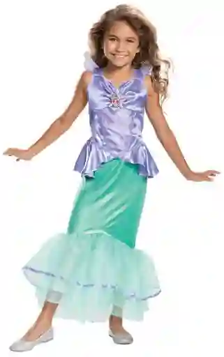 Disney Princess Disfraz Ariel Classic Talla M (7-8)