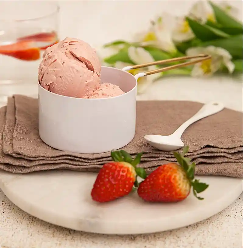 Helado A La Crema Frutilla A La Crema 1000 Cc