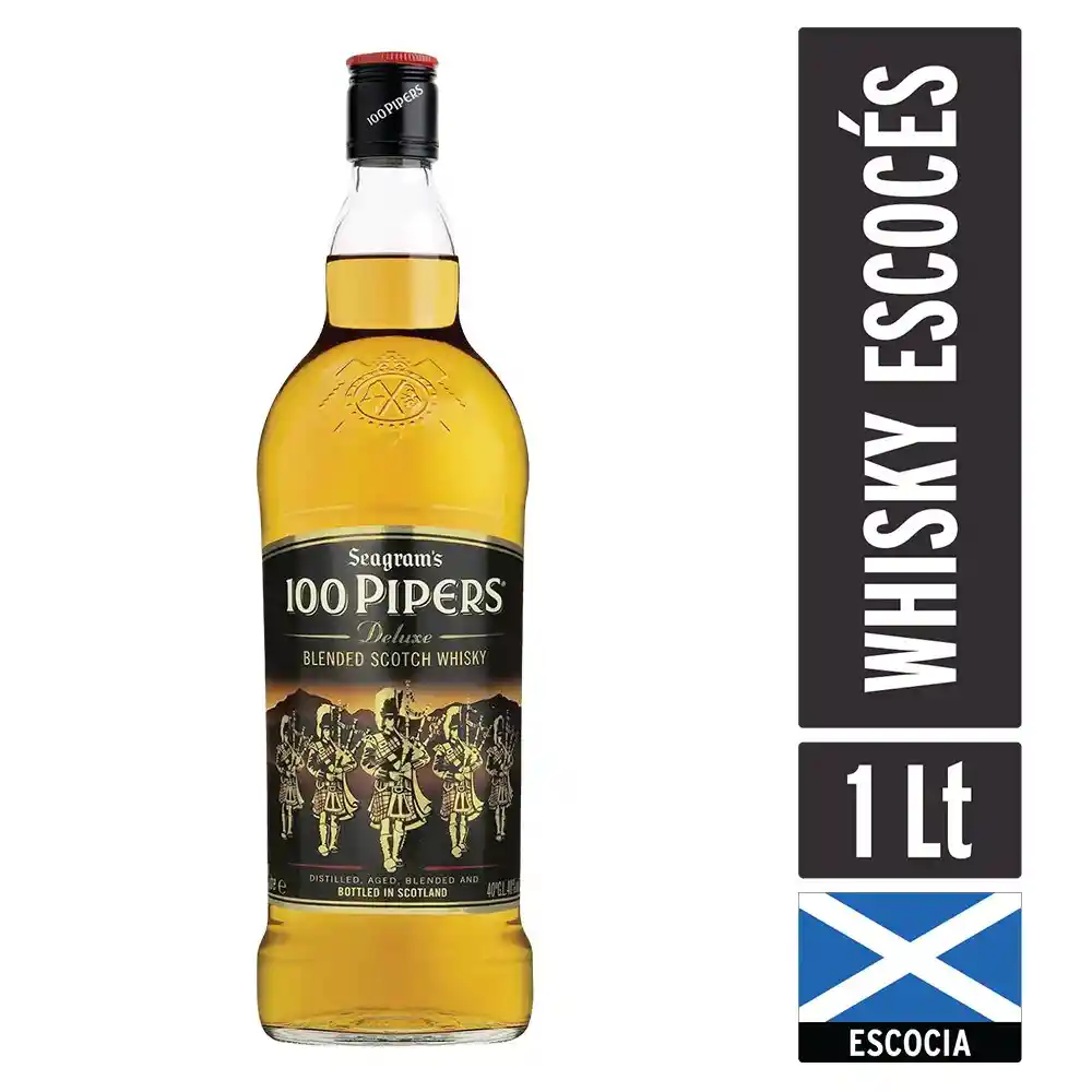 100 Pipers 40° 1 Litro