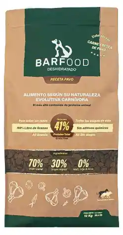 Barfood - Deshidratado Pavo 12 Kg (perros Todas Las Razas /todas Las Etapas)