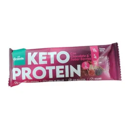 Barra Keto Protein Con Chocolate Y Berries 40 Gr Marca Granolin