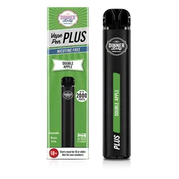 Vaporizador Dinner Lady Penplus 2000 Puffs 0% - Double Apple