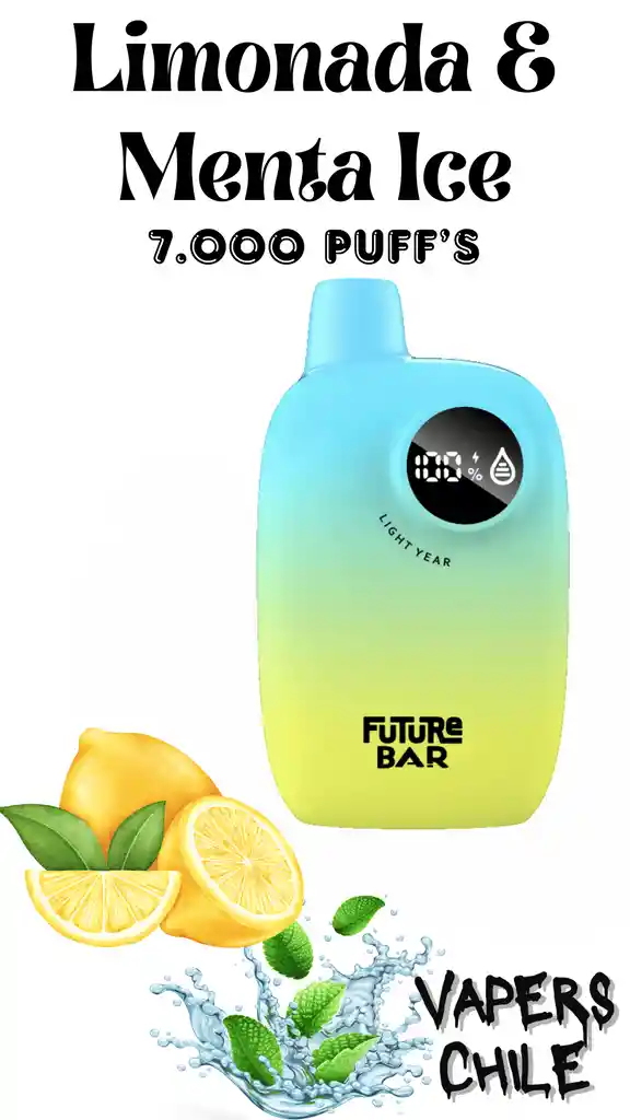 Vapo Menta Y Limón Fresh Ice 7.000 Puffs / Vaporizador Desechable Vaper