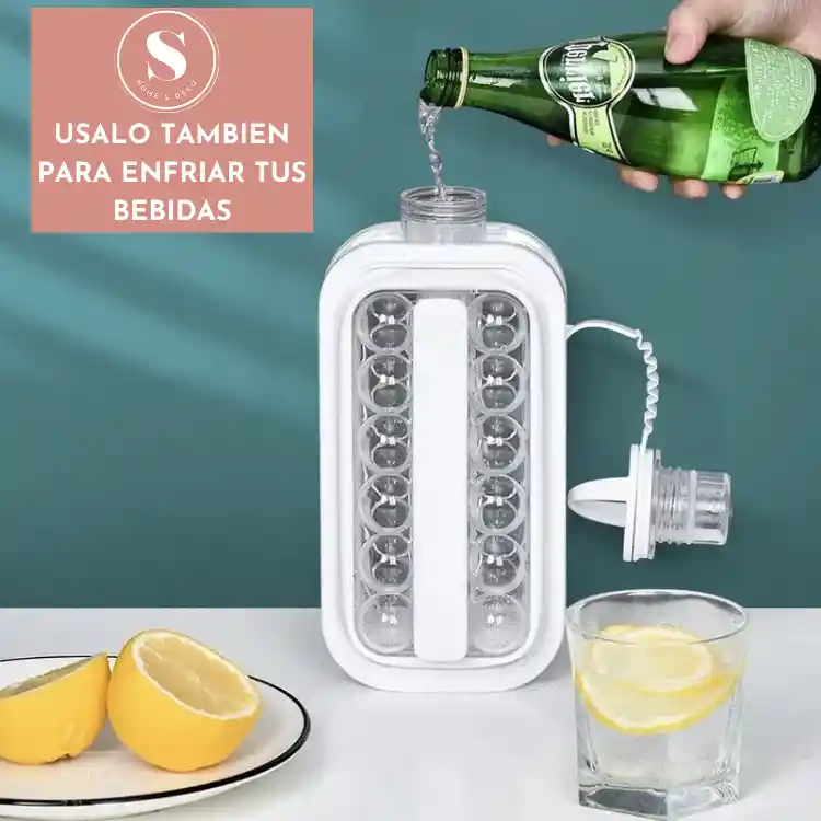 Botella Cubetera De Hielo