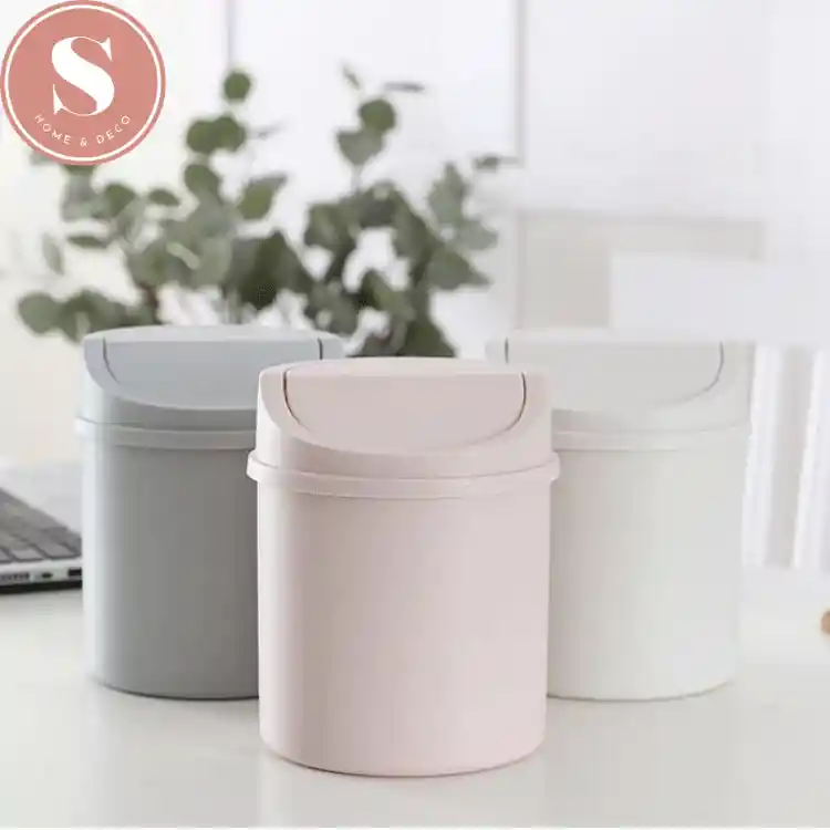 Mini Basurero Blanco