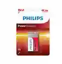 Pila Philips Power Alcalina 9v