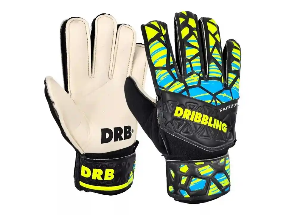 Guantes Arquero Portero Infantil Con Ferulas Rainbow Drb Talla 7