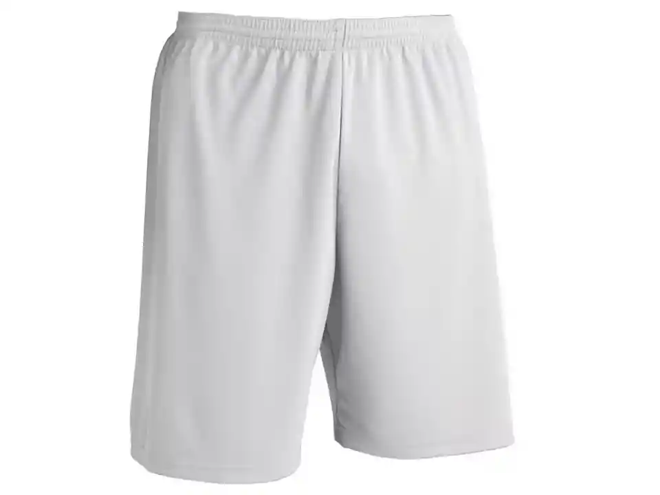 Short De Futbol Blanco Liso Costuras Reforzadas Talla Xl