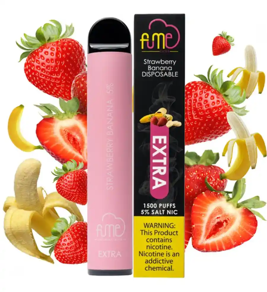 Vaper Fresa Y Banana / Vaporizador Desechable Fume