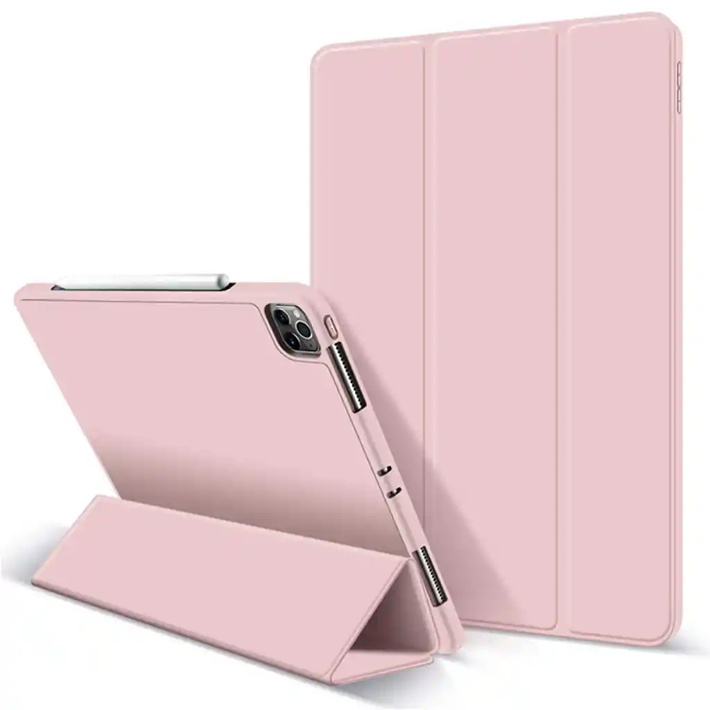 Funda Para Ipad 9.7 Con Ranura Para Lapiz Color Rosado