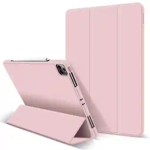 Funda Para Ipad 10.2 Con Ranura Para Lapiz Color Rosado