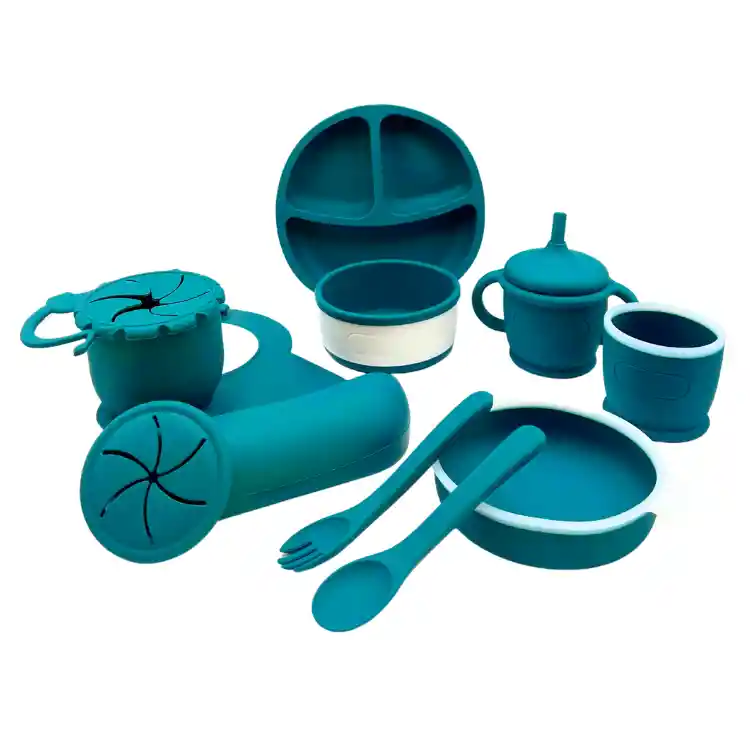 Set De Alimentación 10 Piezas Azul