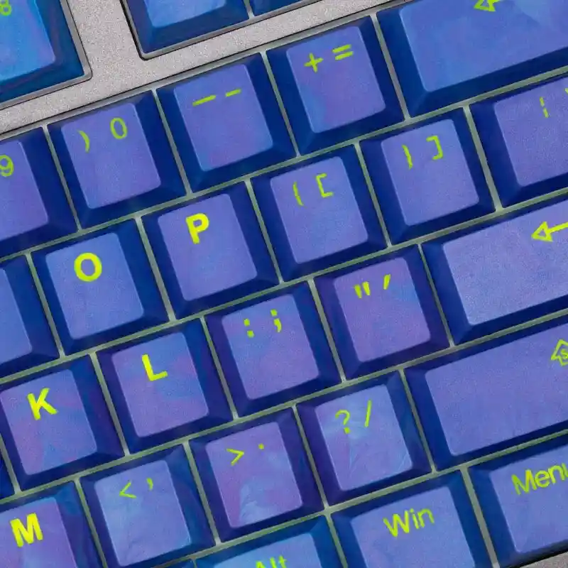 Teclas Abs Cubic Keyset - Backlit Avatar Azul