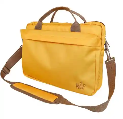 Bolso Notebook 13 Y 14 Pulgadas Sustentable Amarillo