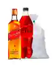 Promo Johnnie Walker Rojo 750ml + Coca Zero 1,5lt + Hielo