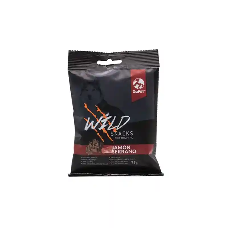 Zupet Wild Snack - Jamon Serranos 75gr