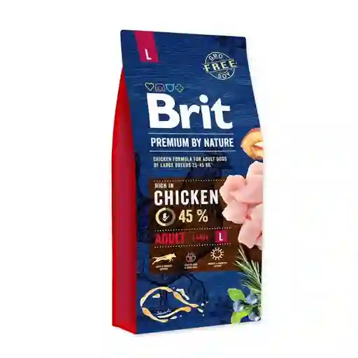 Alimento Perro Brit Premium By Nature Adult Large 3kg