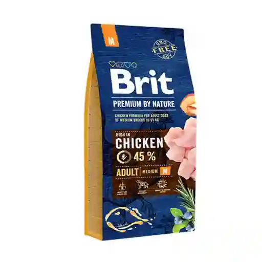 Alimento Perro Brit Premium By Nature Chicken Adult Medium 3kg