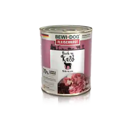 Bewidog Perros Adultos Alimento Húmedo Rico En Ternera Lata 400 Gr