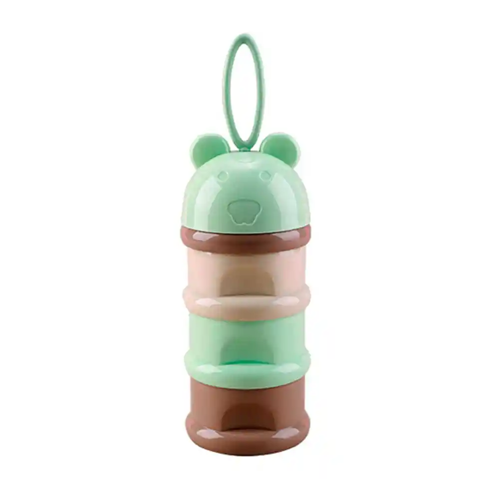 Dispensador De Leche En Polvo Contenedor Envase Dosificador (verde)