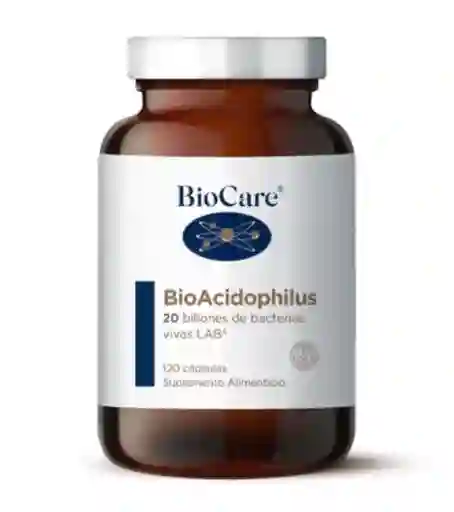 Biocare - Probiótico 20 Billones 60 Cápsulas - Bioacidophilus 20 Bill