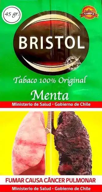 Tabaco Bristol Menta 45gr