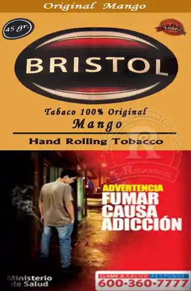 Tabaco Bristol Mango 45gr
