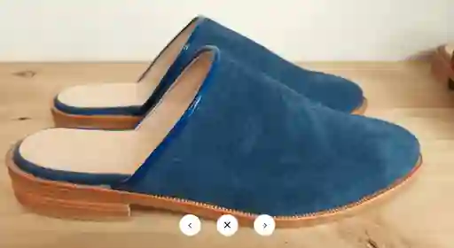 De Cleme Punta Rocío Gamuza Azul 37
