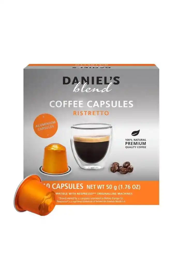 Cápsulas De Café Para Nespresso Variedad Ristretto - Daniels Blend