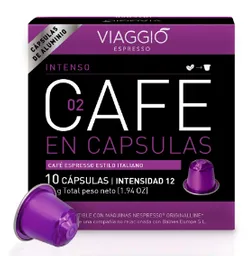 Café En Capsulas Para Nespresso Variedad Intenso - Viaggio Espresso