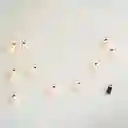 Guirnalda De Luces Cara De Muñeco De Nieves 10t 4.8cm 6.5cm