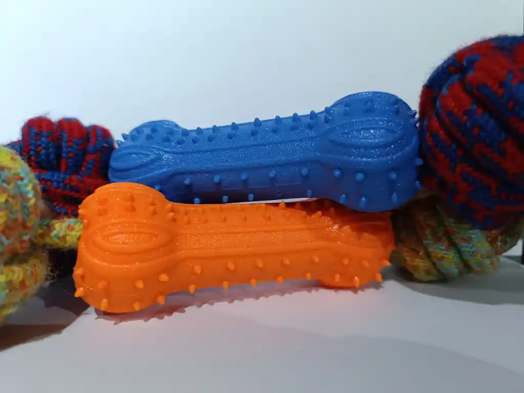 Mordedor De Goma Con Pelotas De Nudo