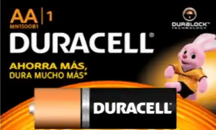 Pilas Alcalinas Duracell Aa X1