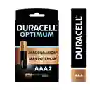 Pilas Duracell Optimum Aaa X2