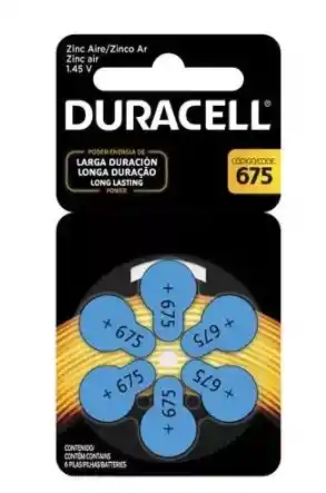 Pilas Auditivas Duracell D675 X6