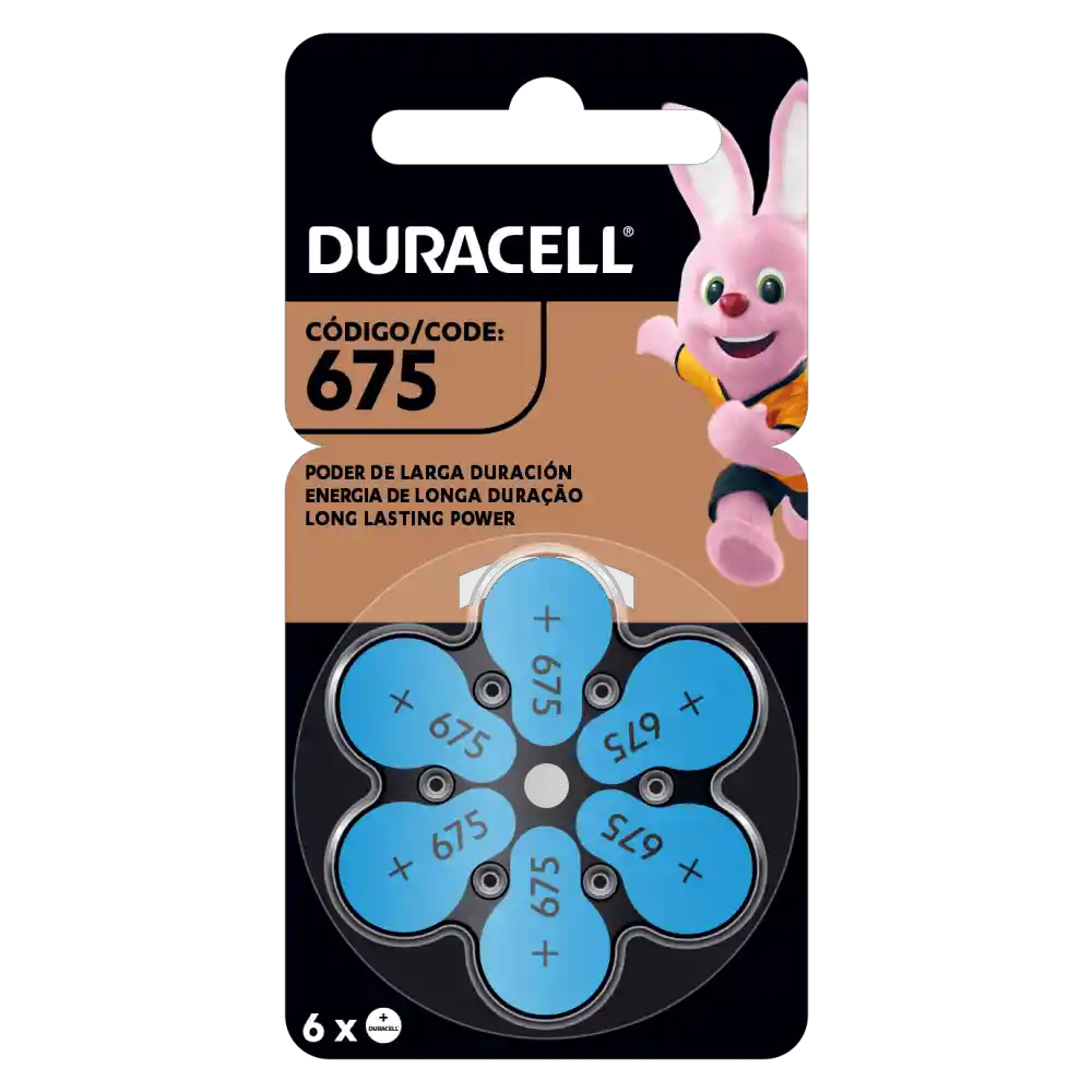 Pilas Auditivas Duracell D675 X6