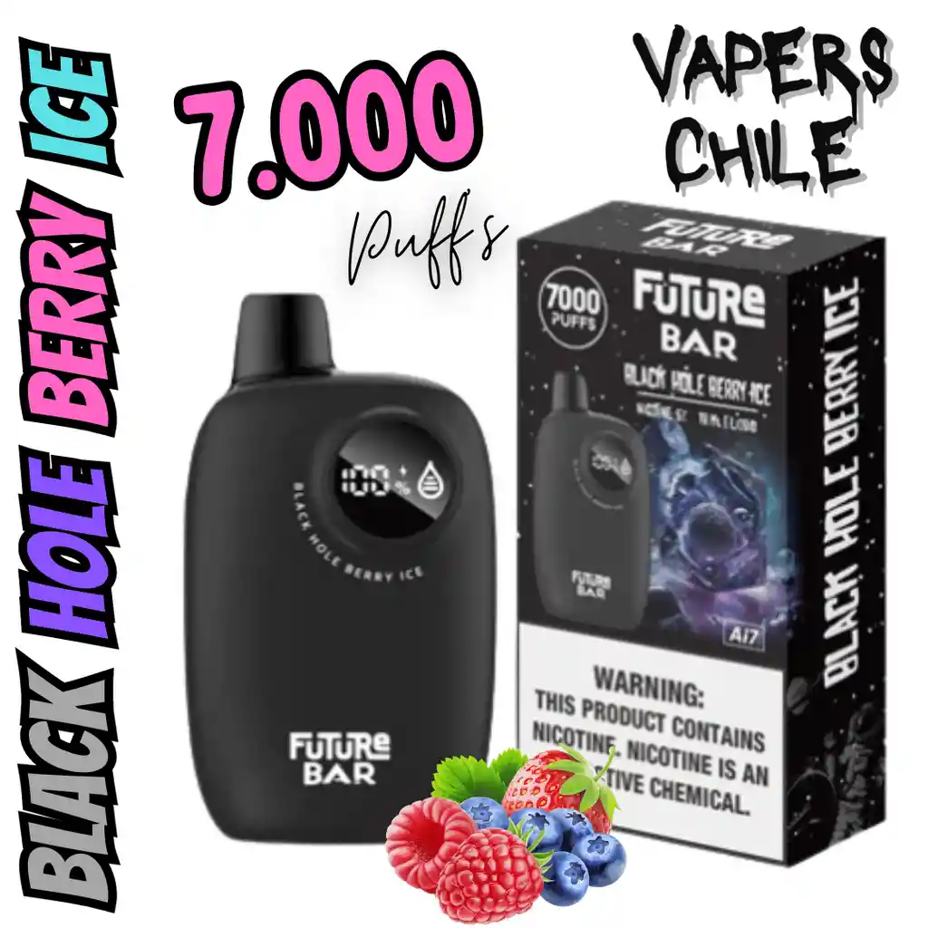 Vaper Moras Y Berries Fresh Ice 7.000 Puffs / Vaporizador Desechable Vapo