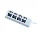 Hub Adaptador Multi Puerto Usb 2.0 4 Puertos