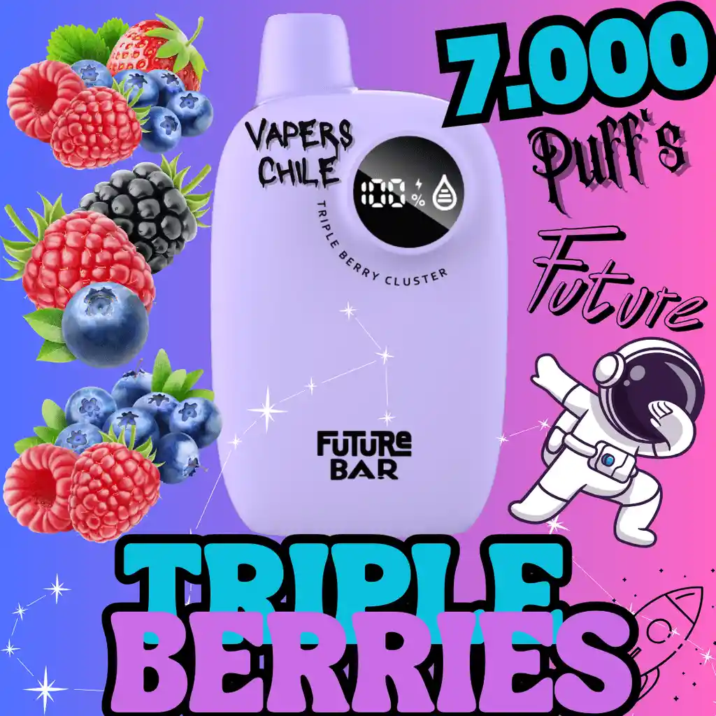 Vapo Triple Berries Ice 7.000 Puffs / Vaporizador Desechable Vaper